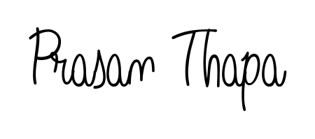 Download transparent PNG signature for name Prasan Thapa styled with Angelique-Rose-font-FFP font. Ready to paste directly into PDF and Word agreements. Prasan Thapa signature style 5 images and pictures png