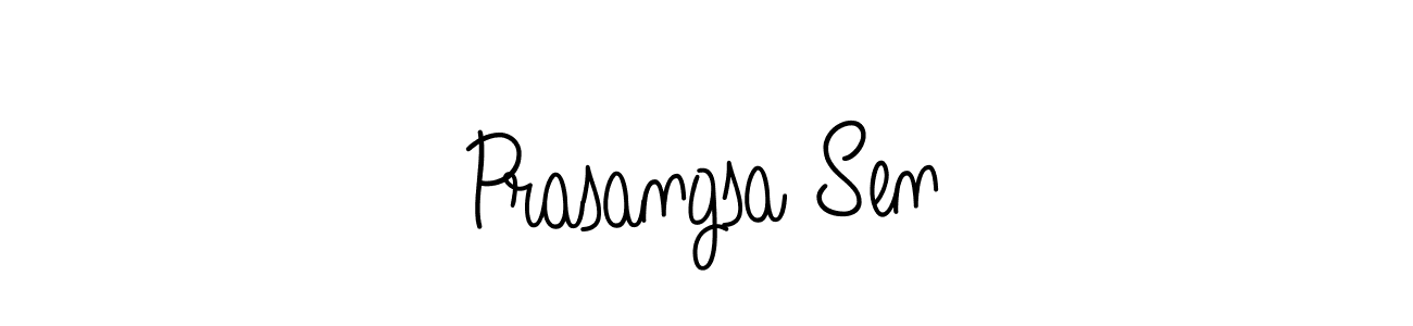 if you are searching for the best signature style for your name Prasangsa Sen. so please give up your signature search. here we have designed multiple signature styles  using Angelique-Rose-font-FFP. Prasangsa Sen signature style 5 images and pictures png