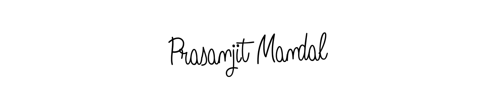 Design your own signature with our free online signature maker. With this signature software, you can create a handwritten (Angelique-Rose-font-FFP) signature for name Prasanjit Mandal. Prasanjit Mandal signature style 5 images and pictures png