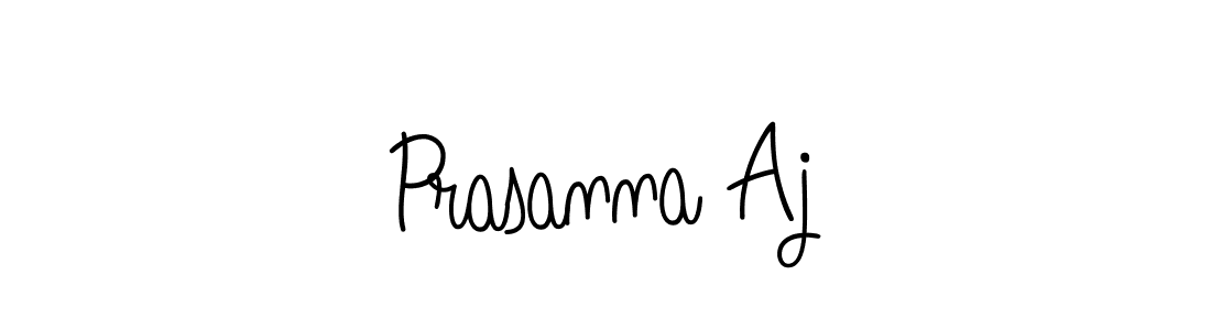 if you are searching for the best signature style for your name Prasanna Aj. so please give up your signature search. here we have designed multiple signature styles  using Angelique-Rose-font-FFP. Prasanna Aj signature style 5 images and pictures png