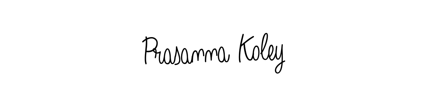Once you've used our free online signature maker to create your best signature Angelique-Rose-font-FFP style, it's time to enjoy all of the benefits that Prasanna Koley name signing documents. Prasanna Koley signature style 5 images and pictures png