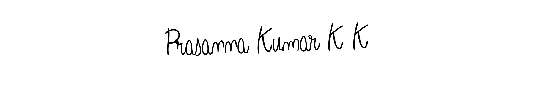 Make a beautiful signature design for name Prasanna Kumar K K. Use this online signature maker to create a handwritten signature for free. Prasanna Kumar K K signature style 5 images and pictures png