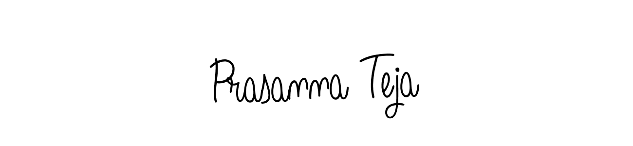 Make a short Prasanna Teja signature style. Manage your documents anywhere anytime using Angelique-Rose-font-FFP. Create and add eSignatures, submit forms, share and send files easily. Prasanna Teja signature style 5 images and pictures png