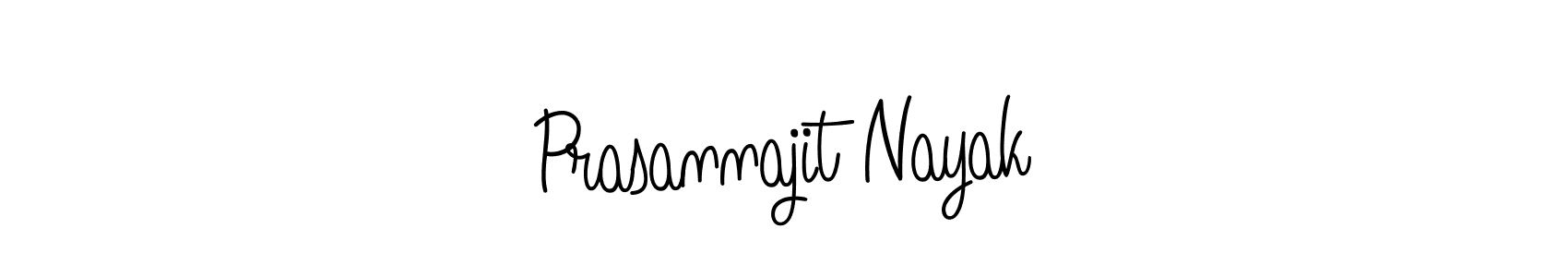How to make Prasannajit Nayak name signature. Use Angelique-Rose-font-FFP style for creating short signs online. This is the latest handwritten sign. Prasannajit Nayak signature style 5 images and pictures png