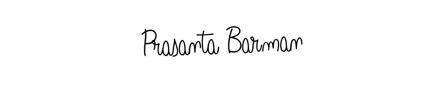 Design your own signature with our free online signature maker. With this signature software, you can create a handwritten (Angelique-Rose-font-FFP) signature for name Prasanta Barman. Prasanta Barman signature style 5 images and pictures png
