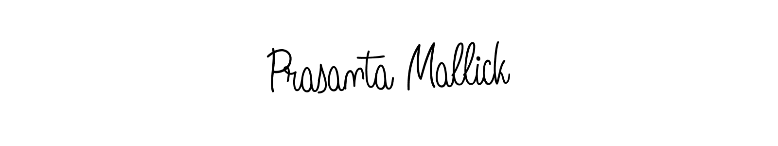 Use a signature maker to create a handwritten signature online. With this signature software, you can design (Angelique-Rose-font-FFP) your own signature for name Prasanta Mallick. Prasanta Mallick signature style 5 images and pictures png