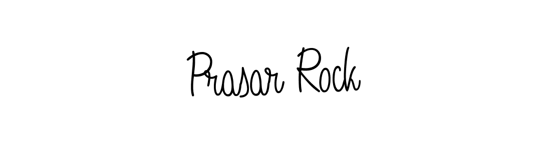 Prasar Rock stylish signature style. Best Handwritten Sign (Angelique-Rose-font-FFP) for my name. Handwritten Signature Collection Ideas for my name Prasar Rock. Prasar Rock signature style 5 images and pictures png