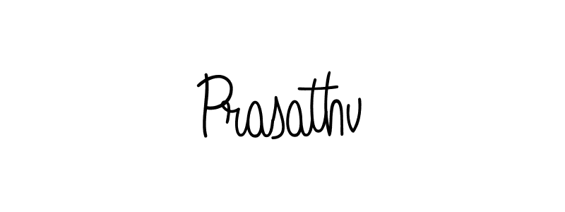 Use a signature maker to create a handwritten signature online. With this signature software, you can design (Angelique-Rose-font-FFP) your own signature for name Prasathv. Prasathv signature style 5 images and pictures png