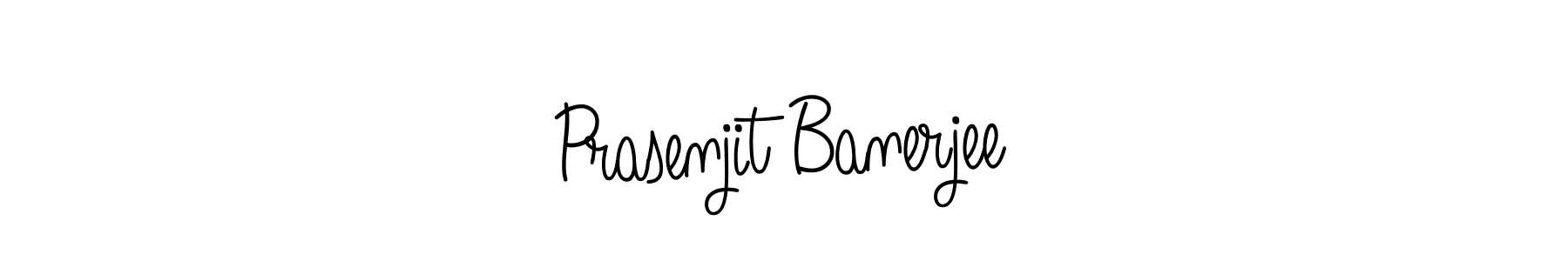 Create a beautiful signature design for name Prasenjit Banerjee. With this signature (Angelique-Rose-font-FFP) fonts, you can make a handwritten signature for free. Prasenjit Banerjee signature style 5 images and pictures png