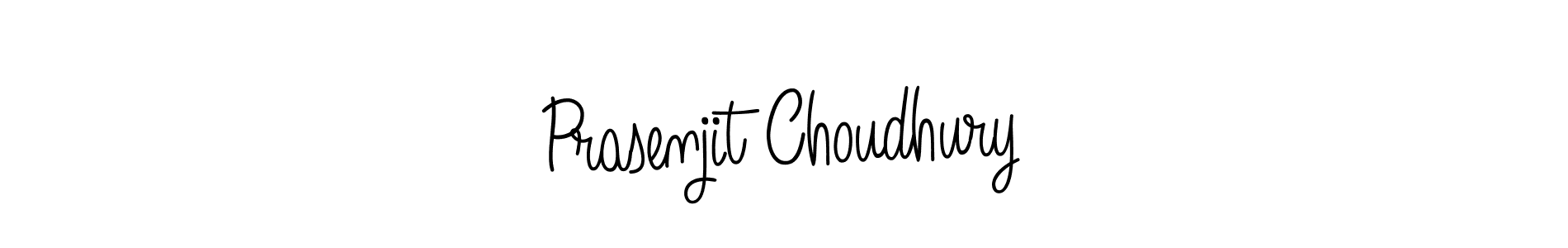 You should practise on your own different ways (Angelique-Rose-font-FFP) to write your name (Prasenjit Choudhury) in signature. don't let someone else do it for you. Prasenjit Choudhury signature style 5 images and pictures png