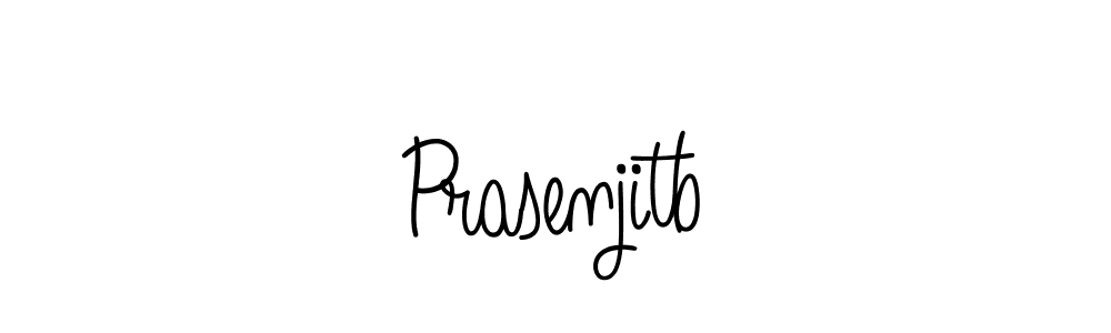 How to make Prasenjitb name signature. Use Angelique-Rose-font-FFP style for creating short signs online. This is the latest handwritten sign. Prasenjitb signature style 5 images and pictures png