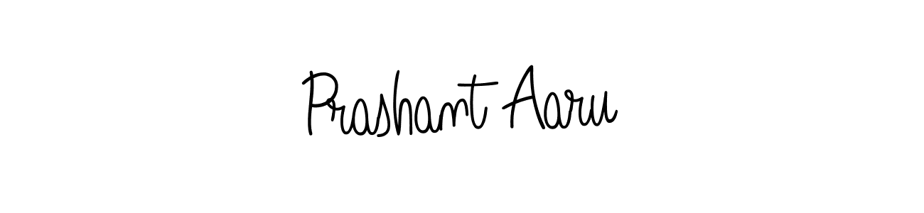 How to make Prashant Aaru signature? Angelique-Rose-font-FFP is a professional autograph style. Create handwritten signature for Prashant Aaru name. Prashant Aaru signature style 5 images and pictures png