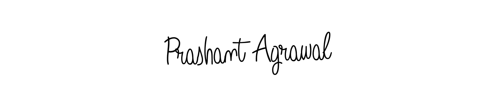 Make a beautiful signature design for name Prashant Agrawal. With this signature (Angelique-Rose-font-FFP) style, you can create a handwritten signature for free. Prashant Agrawal signature style 5 images and pictures png