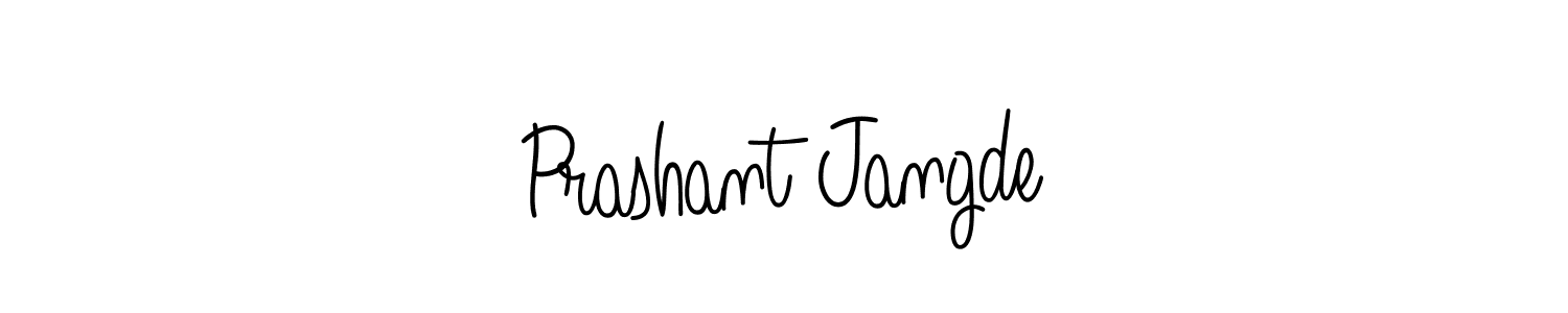 How to make Prashant Jangde name signature. Use Angelique-Rose-font-FFP style for creating short signs online. This is the latest handwritten sign. Prashant Jangde signature style 5 images and pictures png