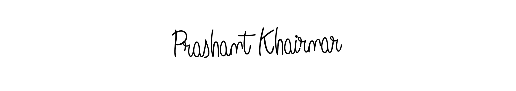 How to make Prashant Khairnar name signature. Use Angelique-Rose-font-FFP style for creating short signs online. This is the latest handwritten sign. Prashant Khairnar signature style 5 images and pictures png