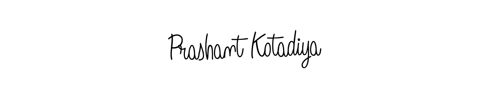 Make a short Prashant Kotadiya signature style. Manage your documents anywhere anytime using Angelique-Rose-font-FFP. Create and add eSignatures, submit forms, share and send files easily. Prashant Kotadiya signature style 5 images and pictures png