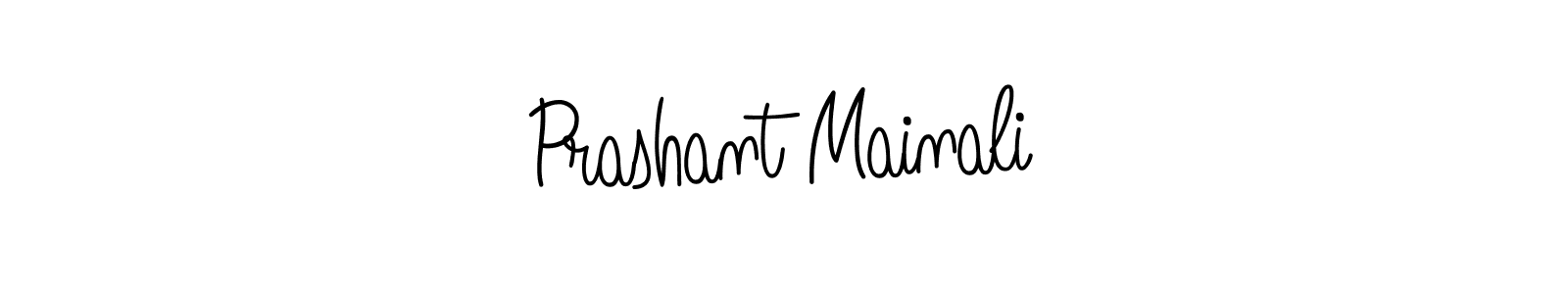 Make a short Prashant Mainali signature style. Manage your documents anywhere anytime using Angelique-Rose-font-FFP. Create and add eSignatures, submit forms, share and send files easily. Prashant Mainali signature style 5 images and pictures png