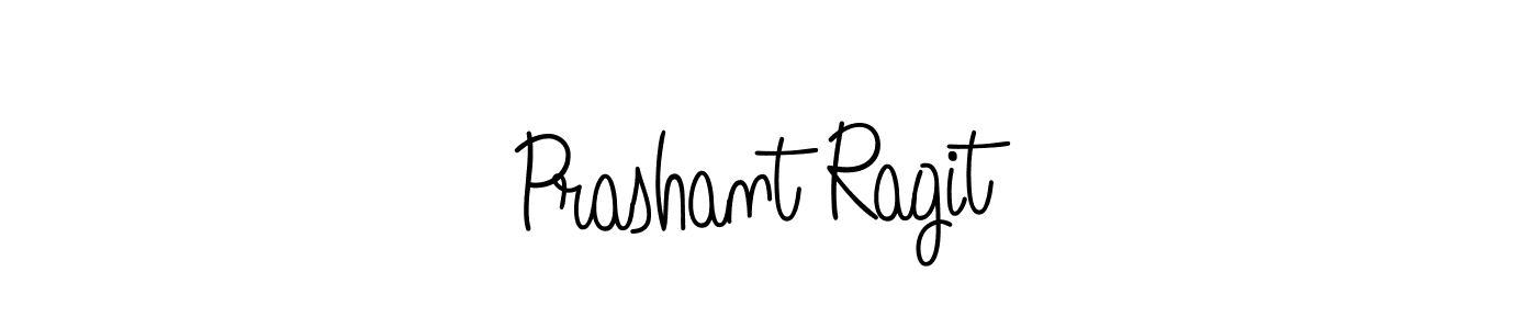 How to make Prashant Ragit name signature. Use Angelique-Rose-font-FFP style for creating short signs online. This is the latest handwritten sign. Prashant Ragit signature style 5 images and pictures png