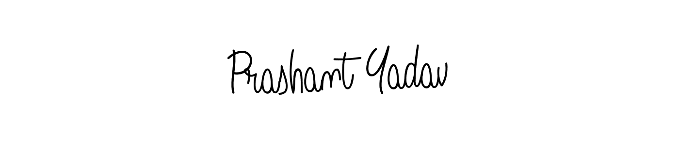 Create a beautiful signature design for name Prashant Yadav. With this signature (Angelique-Rose-font-FFP) fonts, you can make a handwritten signature for free. Prashant Yadav signature style 5 images and pictures png