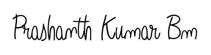 Download transparent PNG signature for name Prashanth Kumar Bm styled with Angelique-Rose-font-FFP font. Ready to paste directly into PDF and Word agreements. Prashanth Kumar Bm signature style 5 images and pictures png