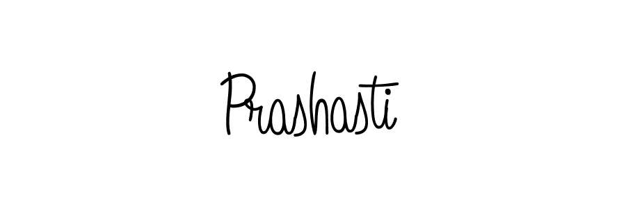 Make a beautiful signature design for name Prashasti. With this signature (Angelique-Rose-font-FFP) style, you can create a handwritten signature for free. Prashasti signature style 5 images and pictures png