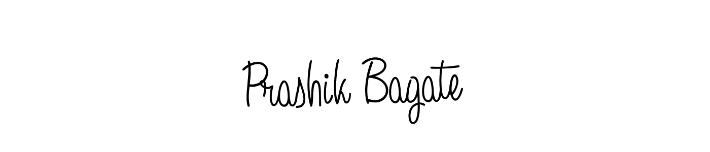 Prashik Bagate stylish signature style. Best Handwritten Sign (Angelique-Rose-font-FFP) for my name. Handwritten Signature Collection Ideas for my name Prashik Bagate. Prashik Bagate signature style 5 images and pictures png