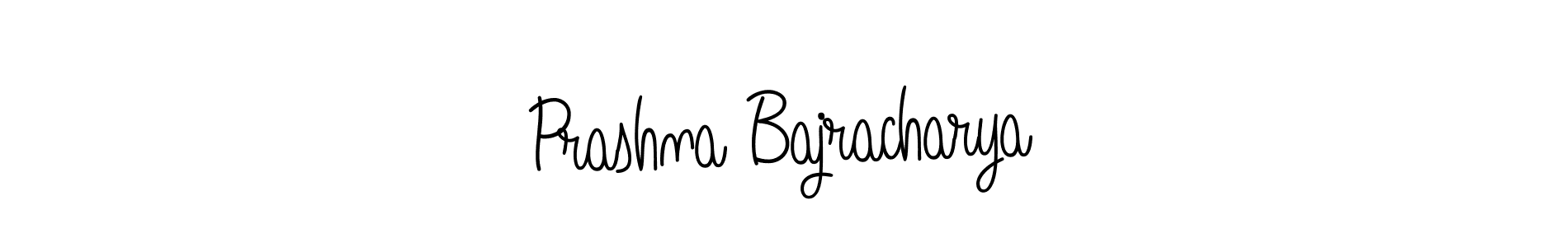 How to Draw Prashna Bajracharya signature style? Angelique-Rose-font-FFP is a latest design signature styles for name Prashna Bajracharya. Prashna Bajracharya signature style 5 images and pictures png