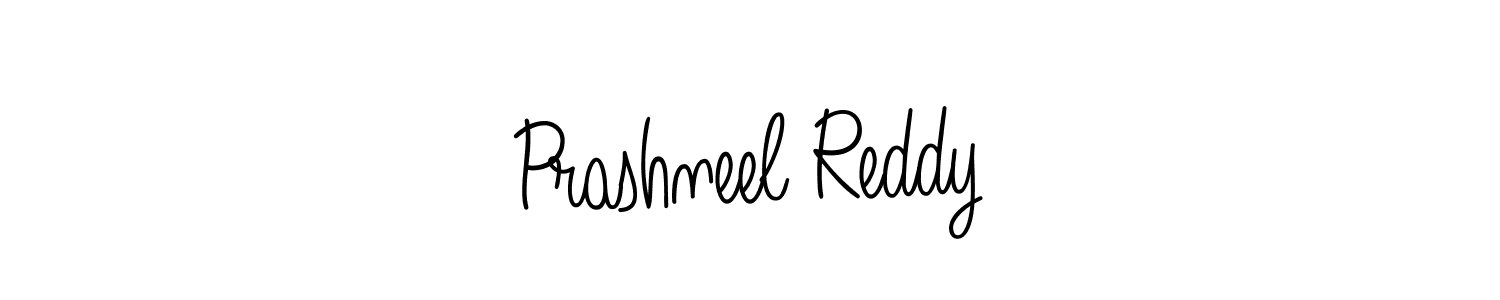 You should practise on your own different ways (Angelique-Rose-font-FFP) to write your name (Prashneel Reddy) in signature. don't let someone else do it for you. Prashneel Reddy signature style 5 images and pictures png