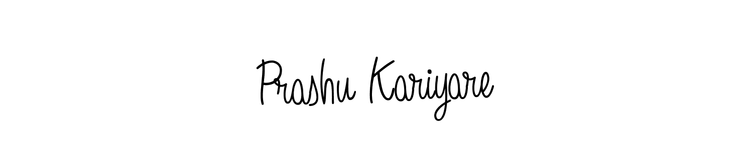 You can use this online signature creator to create a handwritten signature for the name Prashu Kariyare. This is the best online autograph maker. Prashu Kariyare signature style 5 images and pictures png