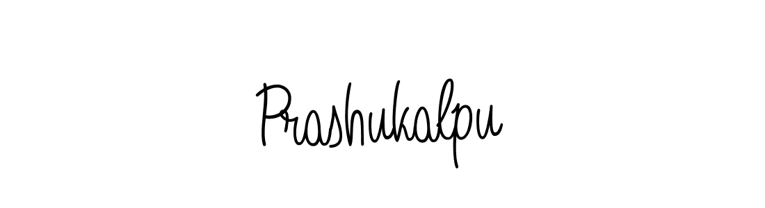 Prashukalpu stylish signature style. Best Handwritten Sign (Angelique-Rose-font-FFP) for my name. Handwritten Signature Collection Ideas for my name Prashukalpu. Prashukalpu signature style 5 images and pictures png