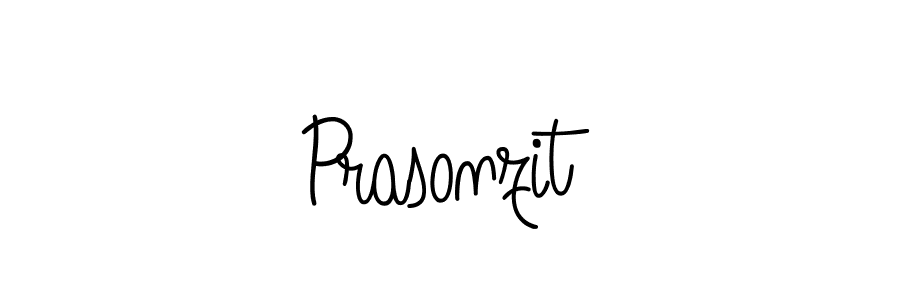 How to make Prasonzit signature? Angelique-Rose-font-FFP is a professional autograph style. Create handwritten signature for Prasonzit name. Prasonzit signature style 5 images and pictures png