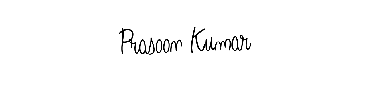 Prasoon Kumar stylish signature style. Best Handwritten Sign (Angelique-Rose-font-FFP) for my name. Handwritten Signature Collection Ideas for my name Prasoon Kumar. Prasoon Kumar signature style 5 images and pictures png