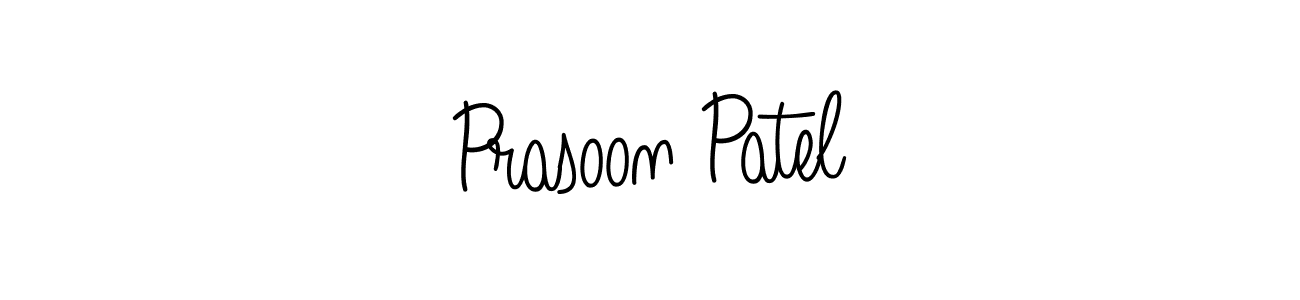 if you are searching for the best signature style for your name Prasoon Patel. so please give up your signature search. here we have designed multiple signature styles  using Angelique-Rose-font-FFP. Prasoon Patel signature style 5 images and pictures png