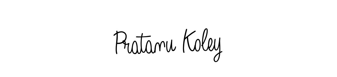 Make a beautiful signature design for name Pratanu Koley. With this signature (Angelique-Rose-font-FFP) style, you can create a handwritten signature for free. Pratanu Koley signature style 5 images and pictures png