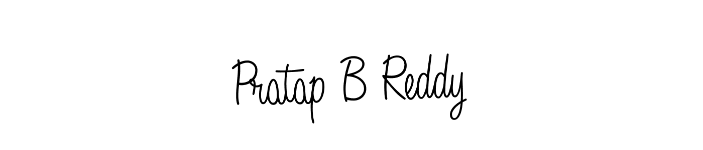 Pratap B Reddy stylish signature style. Best Handwritten Sign (Angelique-Rose-font-FFP) for my name. Handwritten Signature Collection Ideas for my name Pratap B Reddy. Pratap B Reddy signature style 5 images and pictures png