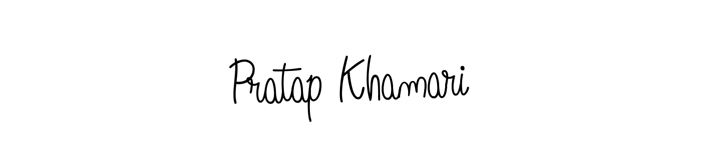 Pratap Khamari stylish signature style. Best Handwritten Sign (Angelique-Rose-font-FFP) for my name. Handwritten Signature Collection Ideas for my name Pratap Khamari. Pratap Khamari signature style 5 images and pictures png