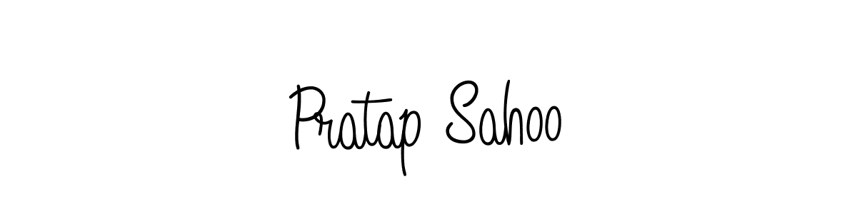 Design your own signature with our free online signature maker. With this signature software, you can create a handwritten (Angelique-Rose-font-FFP) signature for name Pratap Sahoo. Pratap Sahoo signature style 5 images and pictures png