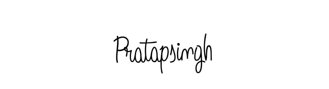 Use a signature maker to create a handwritten signature online. With this signature software, you can design (Angelique-Rose-font-FFP) your own signature for name Pratapsingh. Pratapsingh signature style 5 images and pictures png