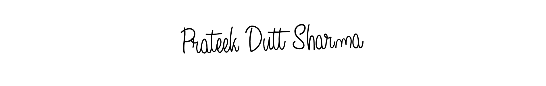 You should practise on your own different ways (Angelique-Rose-font-FFP) to write your name (Prateek Dutt Sharma) in signature. don't let someone else do it for you. Prateek Dutt Sharma signature style 5 images and pictures png