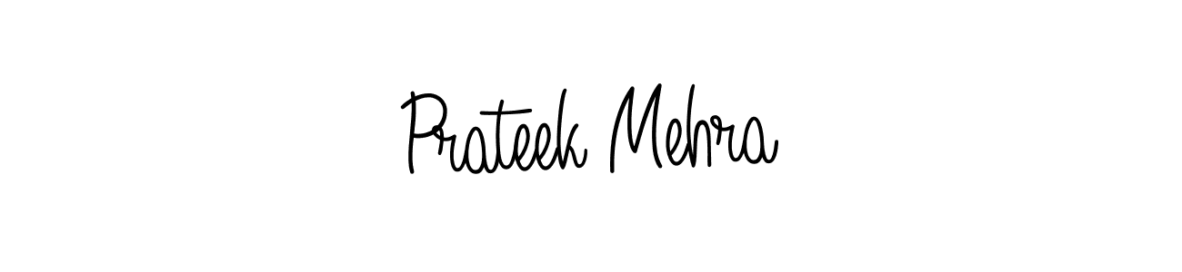 You should practise on your own different ways (Angelique-Rose-font-FFP) to write your name (Prateek Mehra) in signature. don't let someone else do it for you. Prateek Mehra signature style 5 images and pictures png