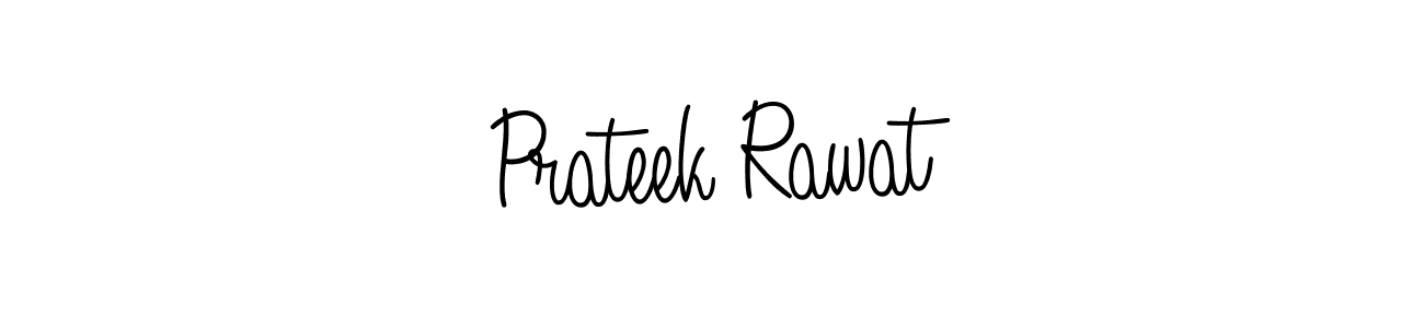 You should practise on your own different ways (Angelique-Rose-font-FFP) to write your name (Prateek Rawat) in signature. don't let someone else do it for you. Prateek Rawat signature style 5 images and pictures png