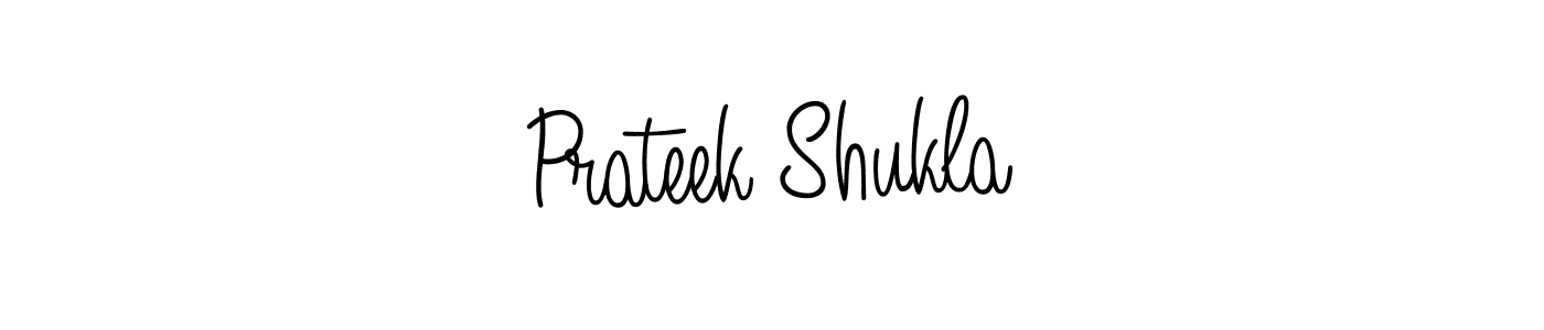 Design your own signature with our free online signature maker. With this signature software, you can create a handwritten (Angelique-Rose-font-FFP) signature for name Prateek Shukla. Prateek Shukla signature style 5 images and pictures png