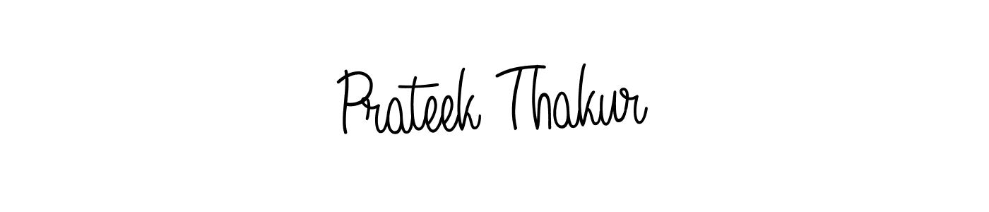 How to make Prateek Thakur name signature. Use Angelique-Rose-font-FFP style for creating short signs online. This is the latest handwritten sign. Prateek Thakur signature style 5 images and pictures png