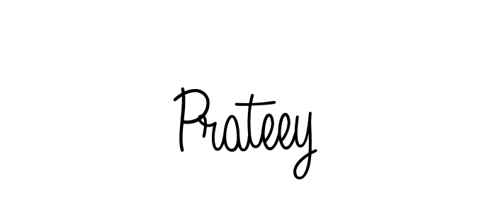 How to make Prateey signature? Angelique-Rose-font-FFP is a professional autograph style. Create handwritten signature for Prateey name. Prateey signature style 5 images and pictures png