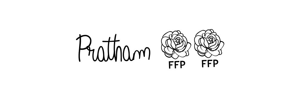 How to Draw Pratham 11 signature style? Angelique-Rose-font-FFP is a latest design signature styles for name Pratham 11. Pratham 11 signature style 5 images and pictures png