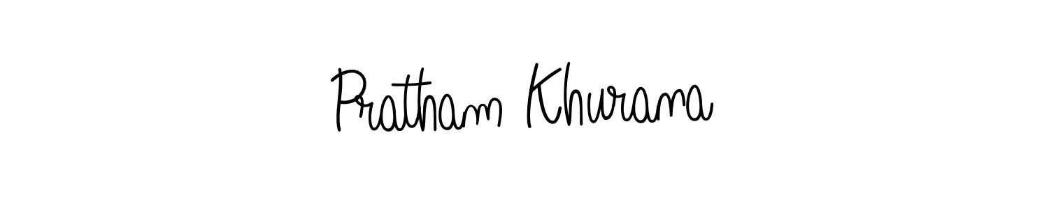 Also we have Pratham Khurana name is the best signature style. Create professional handwritten signature collection using Angelique-Rose-font-FFP autograph style. Pratham Khurana signature style 5 images and pictures png