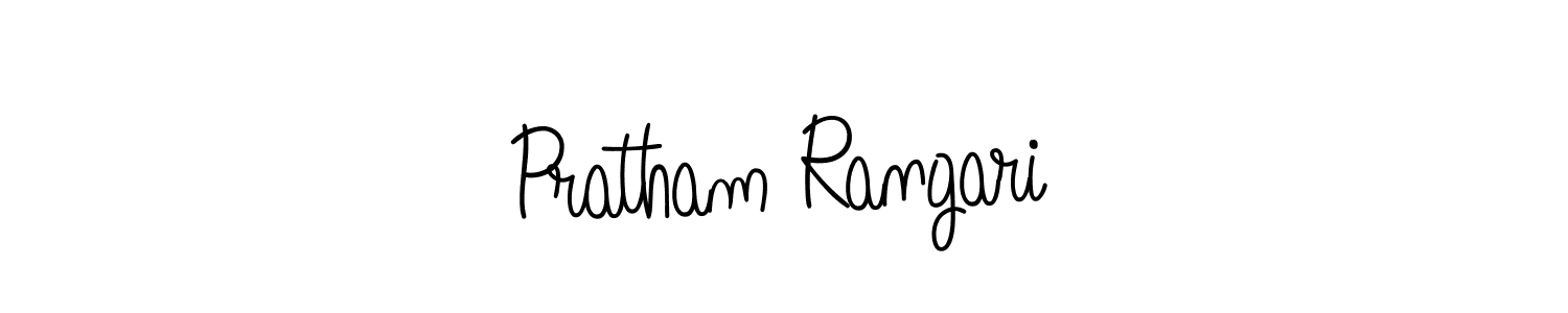 Once you've used our free online signature maker to create your best signature Angelique-Rose-font-FFP style, it's time to enjoy all of the benefits that Pratham Rangari name signing documents. Pratham Rangari signature style 5 images and pictures png