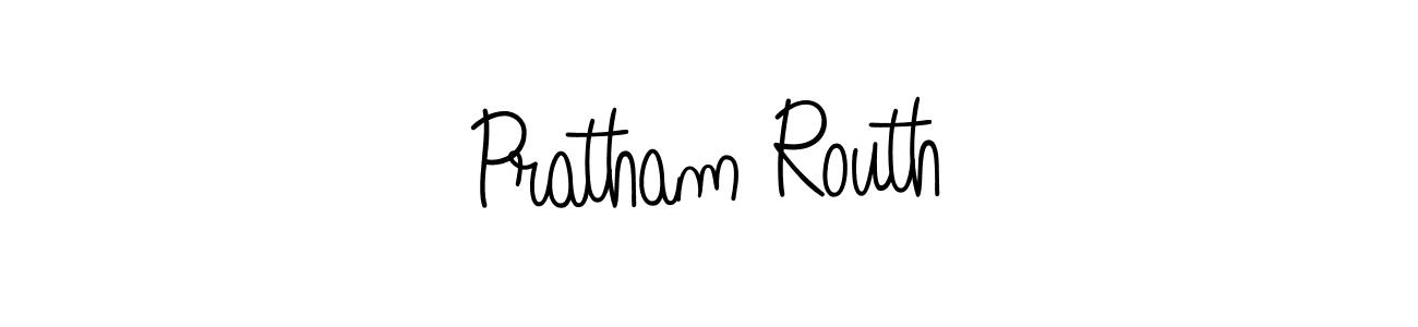 Create a beautiful signature design for name Pratham Routh. With this signature (Angelique-Rose-font-FFP) fonts, you can make a handwritten signature for free. Pratham Routh signature style 5 images and pictures png