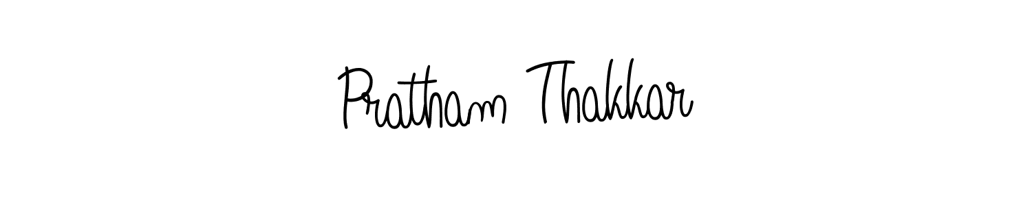 Make a short Pratham Thakkar signature style. Manage your documents anywhere anytime using Angelique-Rose-font-FFP. Create and add eSignatures, submit forms, share and send files easily. Pratham Thakkar signature style 5 images and pictures png