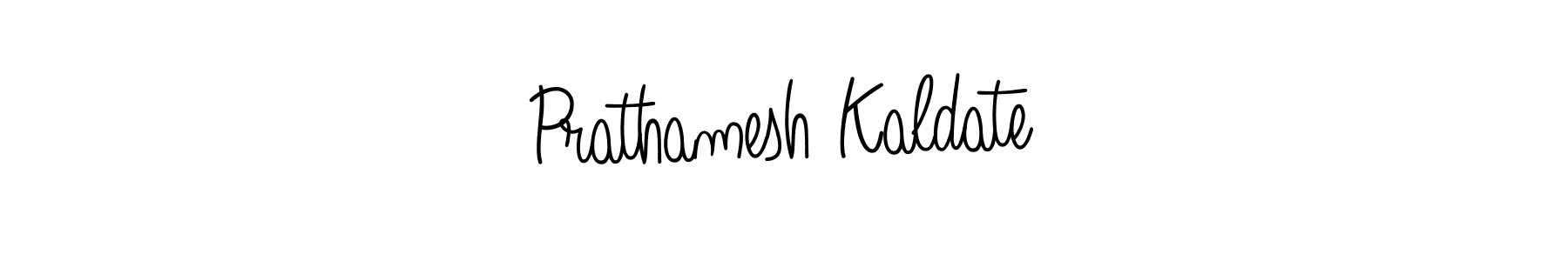 Use a signature maker to create a handwritten signature online. With this signature software, you can design (Angelique-Rose-font-FFP) your own signature for name Prathamesh Kaldate. Prathamesh Kaldate signature style 5 images and pictures png
